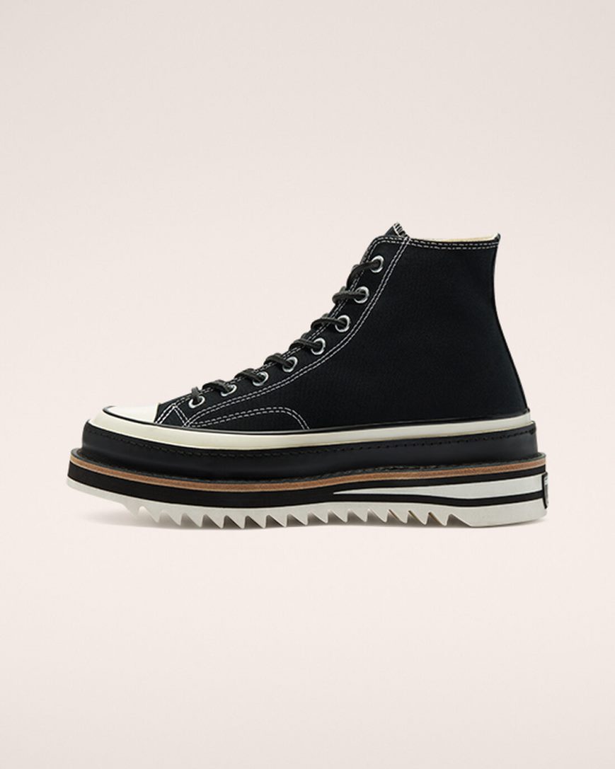 Tenisi Inalti Dama Converse Chuck 70 Trek Negrii | RO WXCSA061